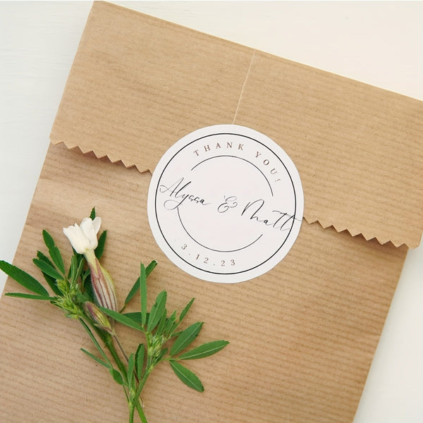 50/100pcs Personalized Custom Stickers Suitable for Various Occasions - /Small Round Labels with Self-Defined Photos/Logos/Text, Glossy Synthetic Paper Suitable for Wedding Invitations, Birthday Party Decorations, Thank You Gifts
