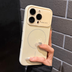 Phone Case - New Colorful Full Lens Protection Phone Case for Iphone 17 Air 16 15 14 13 Pro Max Magnetic Cover