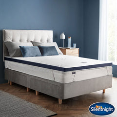 Silentnight Wellbeing Cool Touch Memory Foam Mattress Topper, Super King