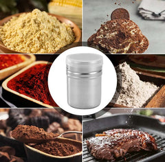 A Stainless Steel Shaker for Dusting Icing Sugar, Cocoa, And Flour, Perfect for Seasoning Spices