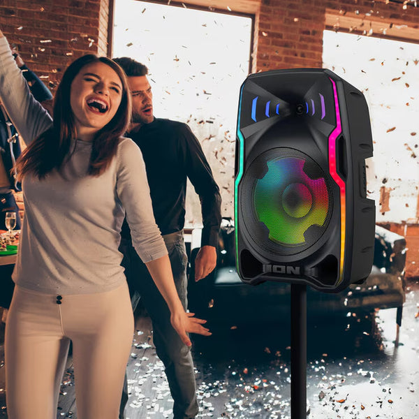 ION Audio Total PA Apex Battery-Powered PA Speaker with Wireless Microphone and Dynamic Lights