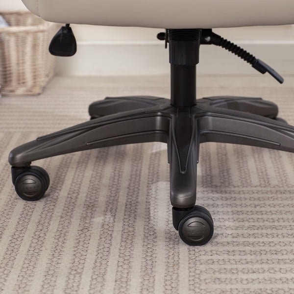 La-Z-Boy Air Lumbar Manager'S Office Chair with Flip up Arms, Beige