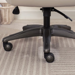La-Z-Boy Air Lumbar Manager'S Office Chair with Flip up Arms, Beige