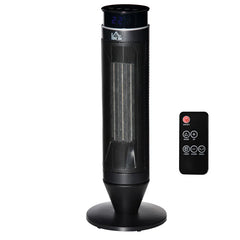 HOMCOM 1000W 3412 BTU Electric Tower Space Heater , Remote Included