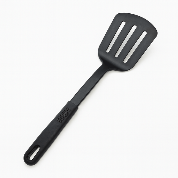 Slotted Turner/Spatula, Nylon Heat Resistant Turner for Non-Stick Cookware, Ergonomic Handle, Lightweight & Durable Cooking Utensil for Frying, Flipping & Serving