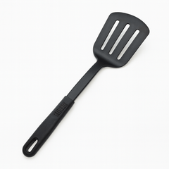 Slotted Turner/Spatula, Nylon Heat Resistant Turner for Non-Stick Cookware, Ergonomic Handle, Lightweight & Durable Cooking Utensil for Frying, Flipping & Serving