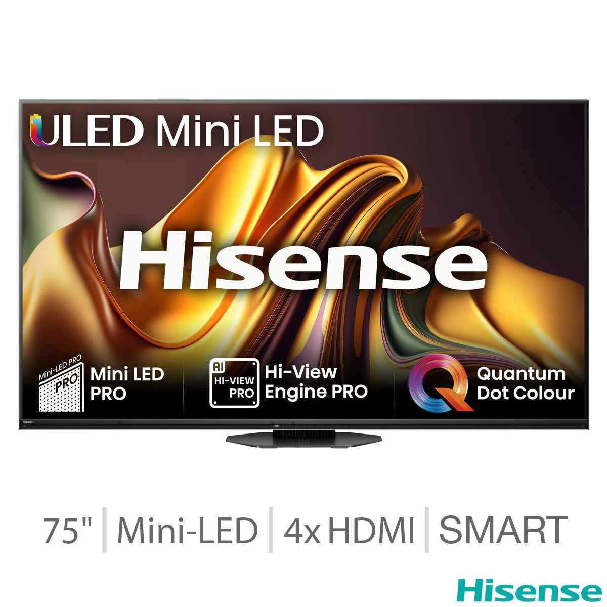 Hisense 75U8NQTUK 75 Inch Mini-Led Smart TV