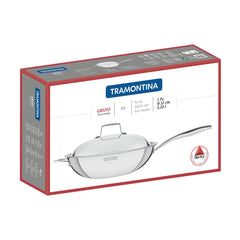Tramontina Grano Non-Stick Wok with Lid, 32Cm / 5.2L