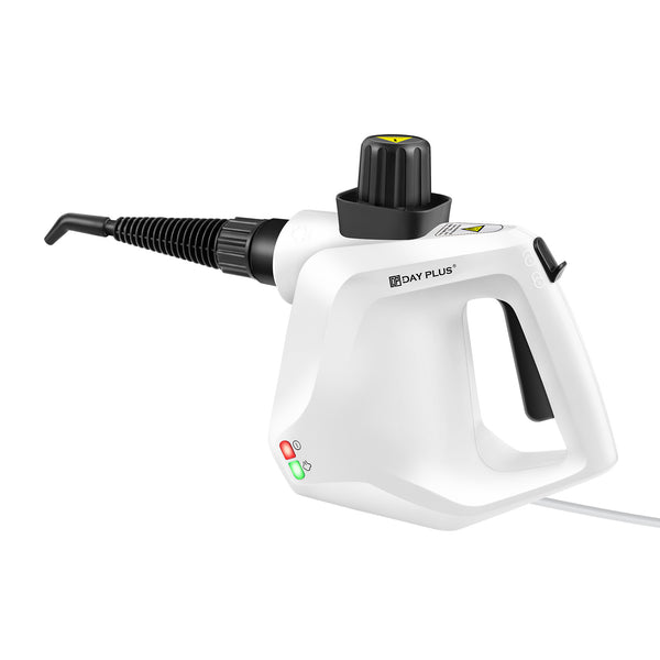 Steam Cleaner Handheld, Steamer for Cleaning, 2.5m Power Cord, Steam Gun, Multi-Purpose Steamer with 7 Accessory Kit for Sofa, Kitchen, Tile, Curtains, Carpets, Window (White)