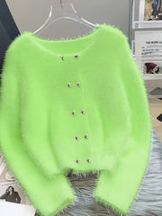 Premium Warm Faux Mink Sweater