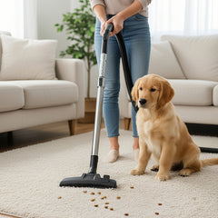 Midea Eureka Apollo Bagless Canister Vacuum Cleaner, Lightweight Cylinder Vacuum Cleaner with Single Cyclone System & 800W Power Efficiency Motor, 2.2L Dust Container, Efficiently Removes Dirt From Carpets and Hard Floors in Your House Area, Pet Hair Clea