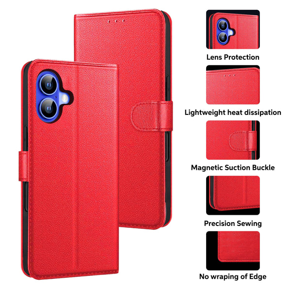 Luxury Case for iPhone 16 Pro Max Plus, 15 Pro Max Plus, 14 Pro Max Plus, 13 Pro Max mini, 12 Pro Max Mini, 11 Pro Max XS MAX XS X SE 8 Plus 7 Plus 6 6S PlusLeather Phone Case Cover, PU Faux Leather Wallet Book Folio Flip Magnetic Shockproof Case with Car