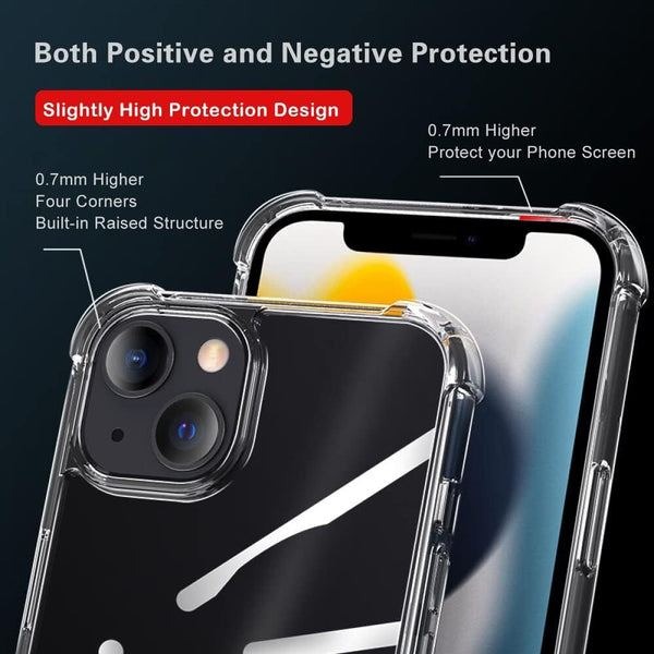 Case For iPhone 17 Pro Max 16 Pro Max Plus 15 14 13 11 12 7 8 17 Air Clear Shockproof Phone Cover