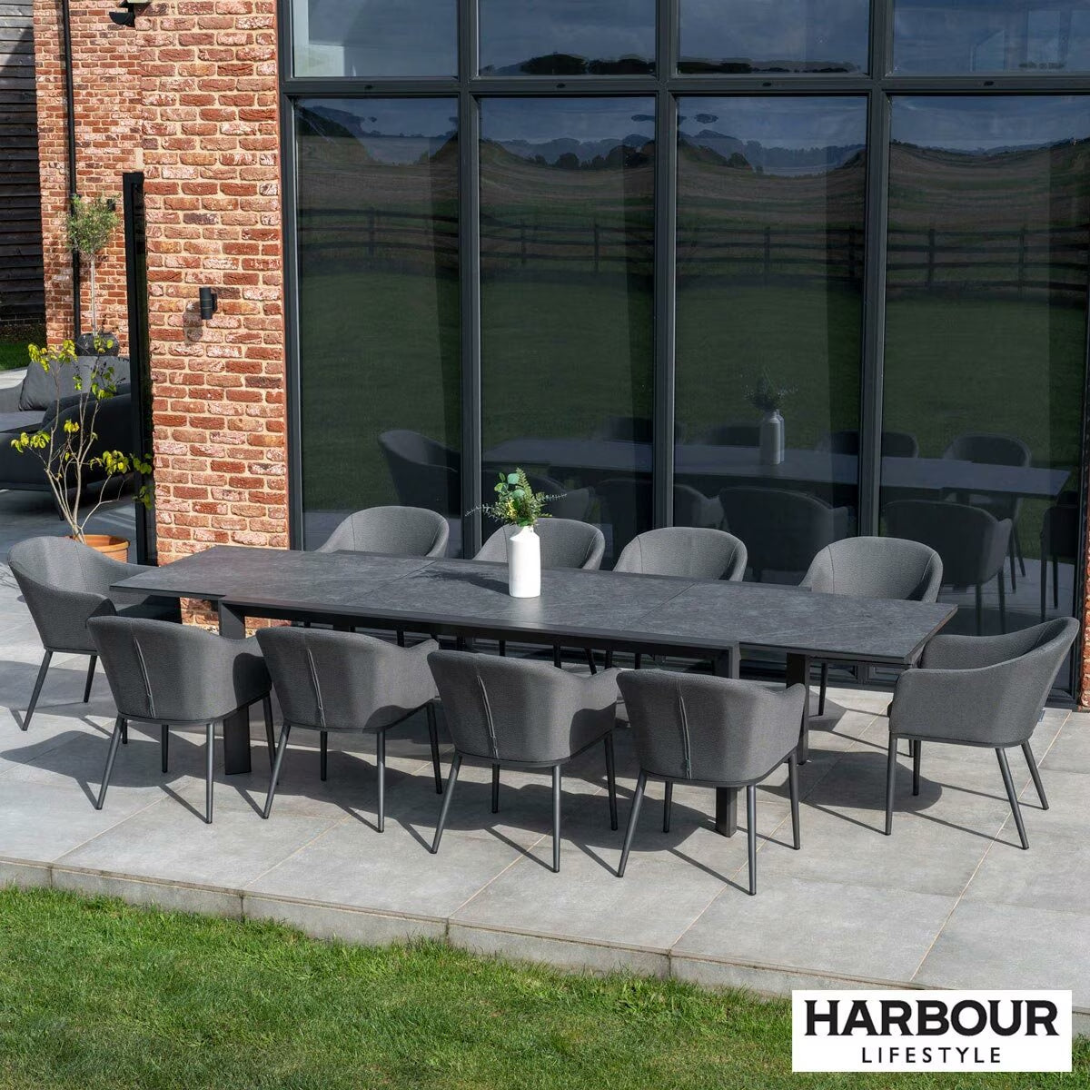 Harbour Lifestyle Luna 11 Piece Extending Dining Set