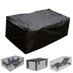 Garden Patio Outdoor Furniture Sofa Couch Chair Table Covers Black
