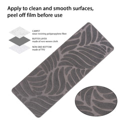 15pcs Set of 65X20Cm Anti Slip Stair Step Pad, Bottom Anti Slip, Detachable And Washable Step Pad, Suitable for Household Use