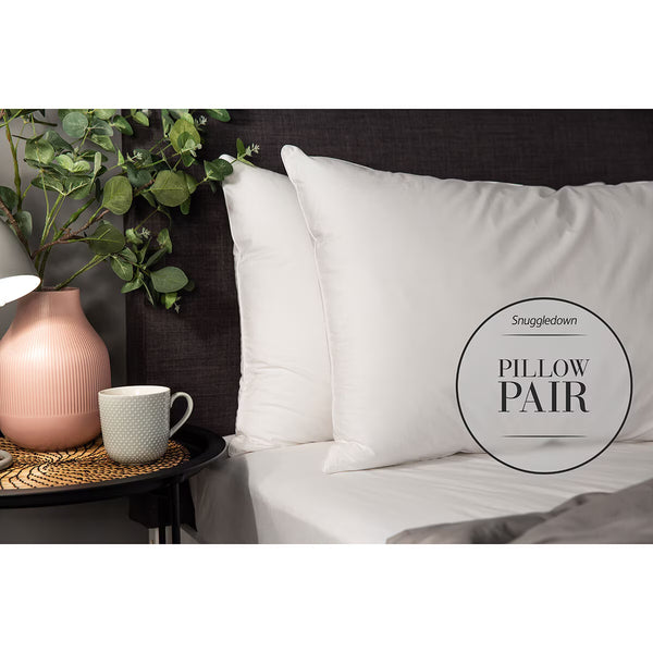 Snuggledown Soft as down Pillow, 2 Pack