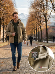 [Shu Le Shui OBM] New Easter Products Are Online! New Autumn And Winter Fleece-Lined And Thickened Jackets, Fashionable Fleece Fabric, Graphene Lining, Casual, Fashionable, Energetic And Versatile, Suitable for Work Scenarios, Work Jackets