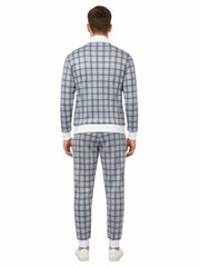 Men's Casual Tracksuits Long Sleeve Jogging Suits Sweatsuit Sets Track Jackets and Pants 2pcs track suits for men set