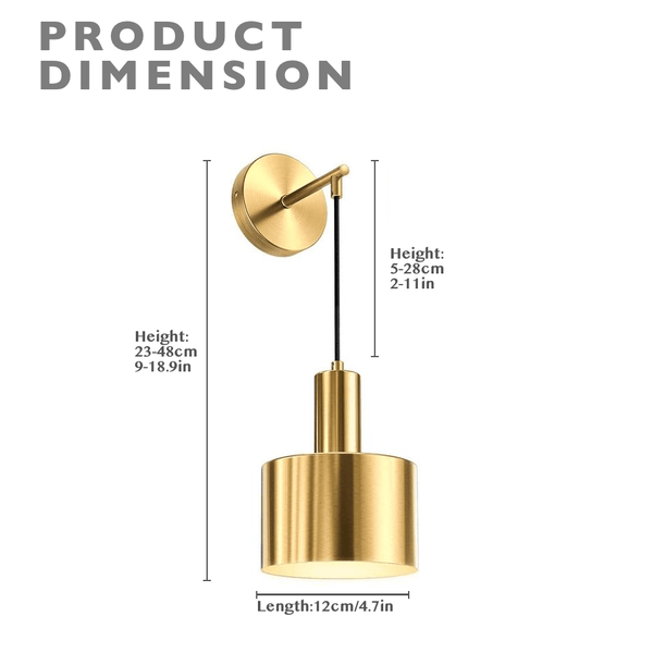 Modern Rechargeable LED Wall Sconce with Remote Control