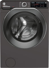 Hoover H-WASH 500 10Kg Freestanding Washing Machine, 1400 RPM, a Rated, Eco‑Power Inverter Motor, Hon App, 60 Programmes, Care Dose, Power Care System, Black, 60X59X85 Cm ‑ HW 410AMBCB/1-80