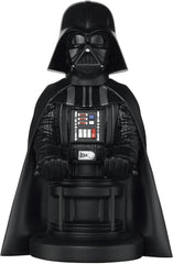 Exquisite Gaming: Star Wars: Darth Vader - Original Mobile Phone & Gaming Controller Holder, Device Stand, Cable Guys, Licensed Figure (Multi-Colored)