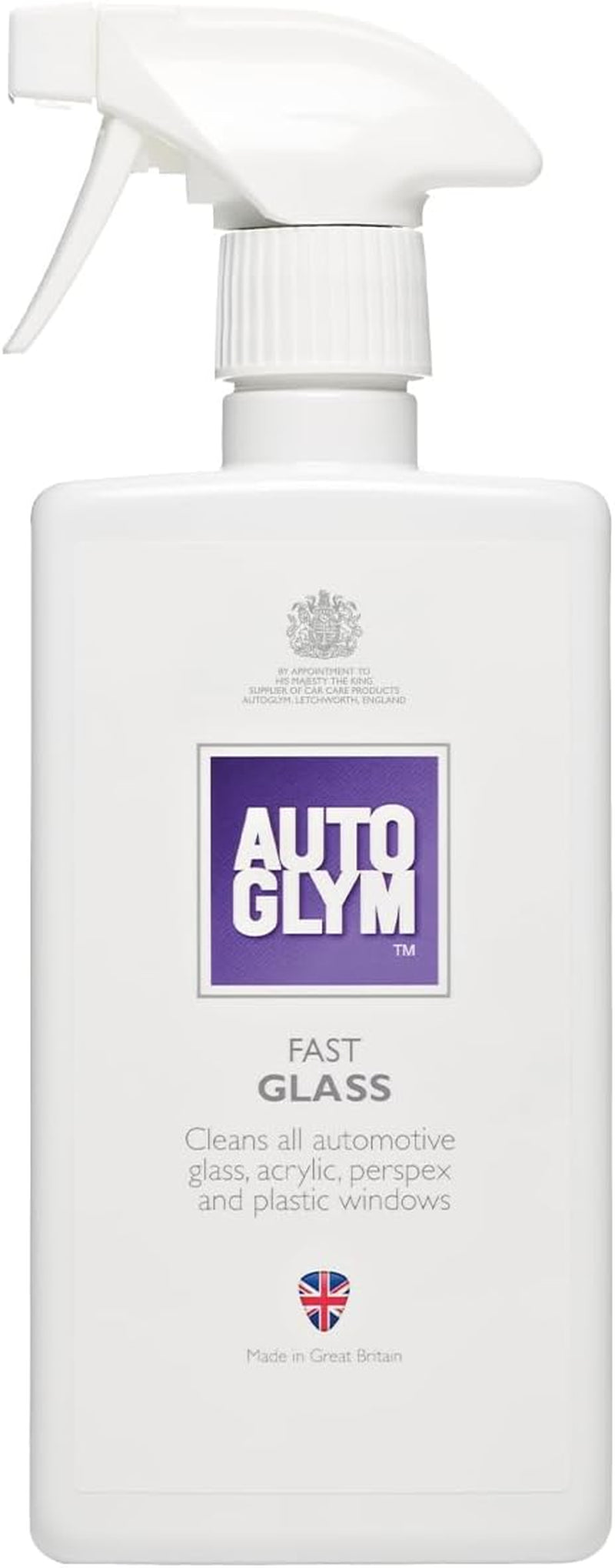Autoglym Fast Glass, 500Ml - Streak Free Car Cleaner for Windscreen, Windshield, Window Cleaning, Mirrors and More