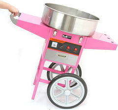 Candy Floss Machine Commercial & Cart / 500 Candy Floss Sticks/Retro Pink / 900W / Kukoo Cotton Candy