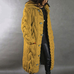 2025 New Fashionable Loose Cardigan for Women in Europe And America, Casual Long Sweater Jacket