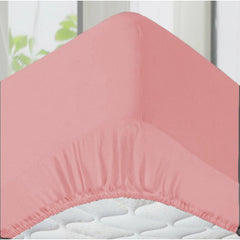 4B 40CM Extra Deep Fitted Sheets with All Around Elastic, Secure Fit for Thick & Pillow Top Mattresses, Wrinkle Resistant Bedding for Everyday Use, Easy Wash & Quick Dry, Smooth Finish for Modern Bedrooms, Durable Long Lasting Mattress Cover, Multiple Siz