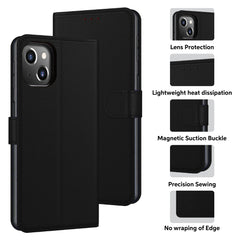 Luxury Case for iPhone 16 Pro Max Plus, 15 Pro Max Plus, 14 Pro Max Plus, 13 Pro Max mini, 12 Pro Max Mini, 11 Pro Max XS MAX XS X SE 8 Plus 7 Plus 6 6S PlusLeather Phone Case Cover, PU Faux Leather Wallet Book Folio Flip Magnetic Shockproof Case with Car