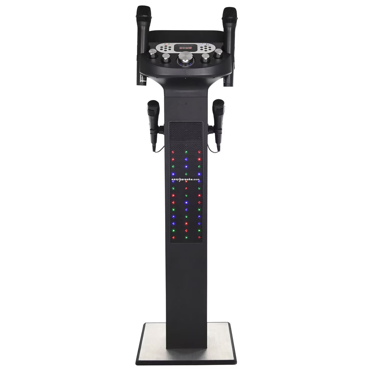 Easy Karaoke Bluetooth Pedestal Karaoke System with Light Effects, EKS668BT