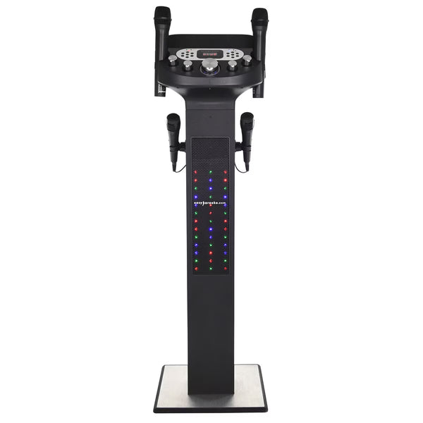 Easy Karaoke Bluetooth Pedestal Karaoke System with Light Effects, EKS668BT