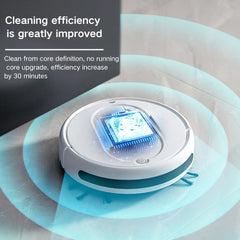 3-in-1 Robot Vacuum Cleaner | 4, 000 Pa Powerful Suction, Up to 90mins Runtime, Low Noise, Suitable for Hard Floors, Flatmarble Tiles, and Wood Floors | USB Charging, Hair Anti-Tangling, Blow and Suction Integrated, Crash Protection