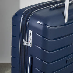 Rock Prime 3 Piece Hardside Luggage Set in Navy