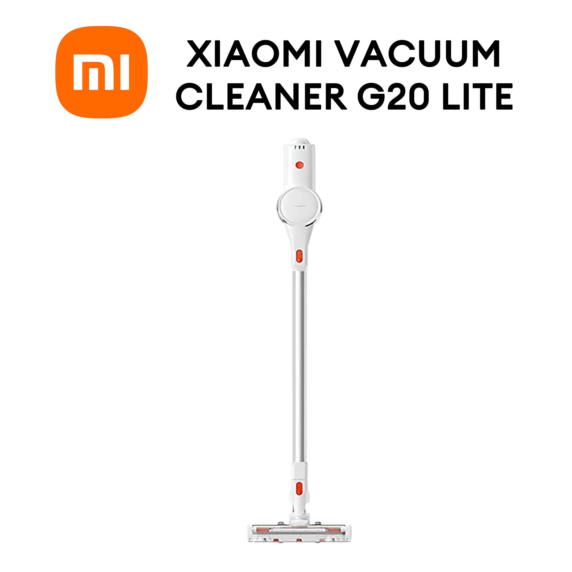 XIAOMI Vacuum Cleaner G20 Lite with 2-in-1 Brush Nozzle, 18Kpa Suction Power and White Light Dust Detection, Handheld Cordless Vacuum Cleaner with 2200mAh Large Batttery for Kinds of Surfaces