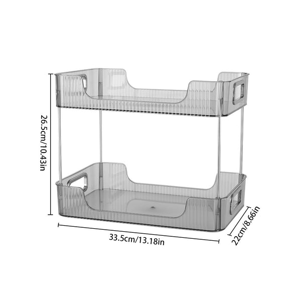 Grey/Clear/Green Stackable Makeup Storage Box with Modern Acrylic Design, Cosmetic Display Organizer for Office Desk and Dressing Table, Practical Desktop Organizer Rack for Jewelry and Lipstick, Perfect Gift Idea for Women and Girls