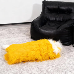 Fluffy Faux Sheepskin Rug 60 x 180 cm, Soft Shaggy Runner Rug for Bedroom and Living Room, Washable Non Slip Faux Fur Carpet