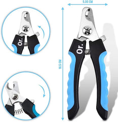 Or. Dog Nail Clippers for Large, Medium and Small Breed Professional Pet Nail Clipper Suitable for Cats, Rabbits and Guinea Pigs With Safety Lock and Protective Guard to Avoid Over Cutting