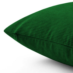 1pc Stripe Velvet Cushion Cover – Soft Luxury Cushion Case, Modern Textured Design, Machine Washable for Sofa & Bedroom Decor, Ideal Gift