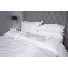 Belledorm 100% Mulberry Silk Ivory Bedding Bundle in Double