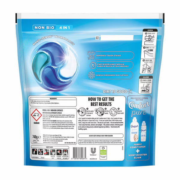 Persil Non Bio 4 in 1 Capsules, 2 X 55 Wash