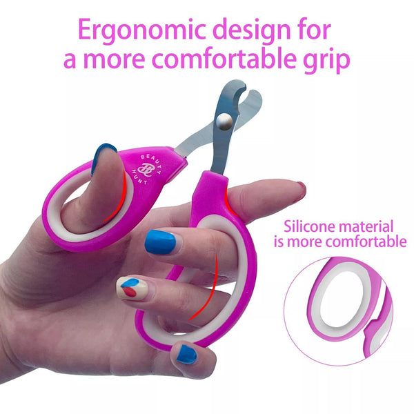 Professional-Grade Pet Nail Care Kit with Safe Nail Clippers & Files - Multiple Sizes for Cats & Dogs, Serrated & Smooth Trimming & Smoothing Tools, Durable Ergonomic Design for Home Grooming, Healthy Paws (Ideal for Small to Large Breeds), Dog Toenail Cl