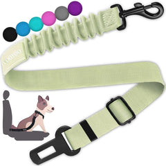 COOYOO Dog Seat Belt,3 Piece Set Retractable Dog Car Harness Adjustable Dog Seat Belt for Vehicle Nylon Pet Safety Seat Belts Heavy Duty & Elastic