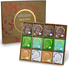 Creano Organic Herbal Tea Gift Set - 27 Organic Tea Bags in 9 Different Varieties - Tea Sampler - 54G*
