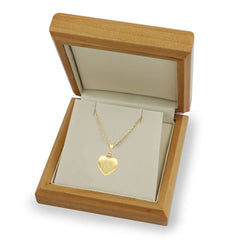 14Ct Yellow Gold Heart Pendant