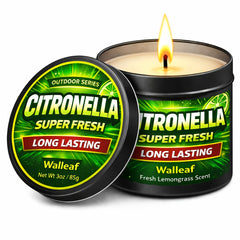 1/4/6pcs Outdoor Citronella (Lemongrass) Scented Candle, Long Lasting Fresh Aroma, Summer Garden Patio Balcony Deck Camping Candle, Black Tin Outdoor Fragrance Candle, Gift for Friends Family Housewarming Evening Use
