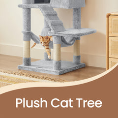 Cat Tree, Cat Tower for Large Cats, Ultra-Soft