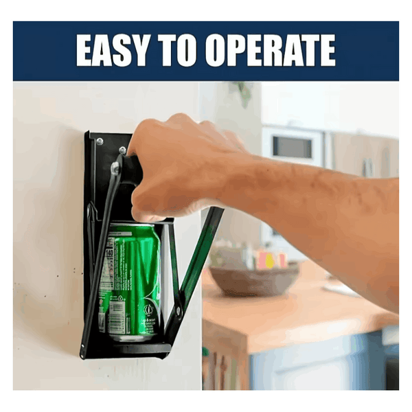 1pc Heavy Duty 16-Ounce Metal Can Crusher- Wall-Mounted Beverage, Beer Can and Bottle Compressor- Suitable Recycling and Home Use- and Halloween