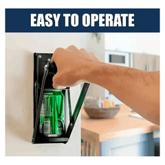 1pc Heavy Duty 16-Ounce Metal Can Crusher- Wall-Mounted Beverage, Beer Can and Bottle Compressor- Suitable Recycling and Home Use- and Halloween